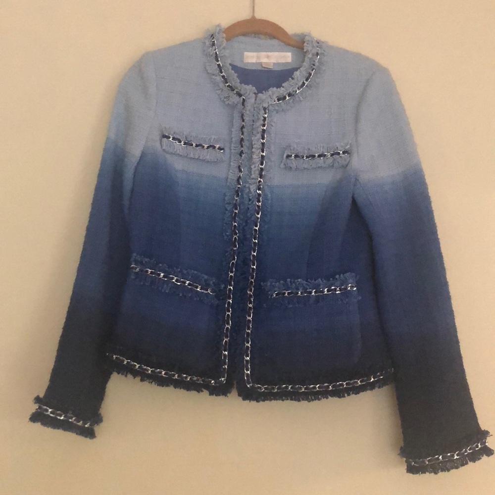 Boston Proper Blue Ombre Blazer